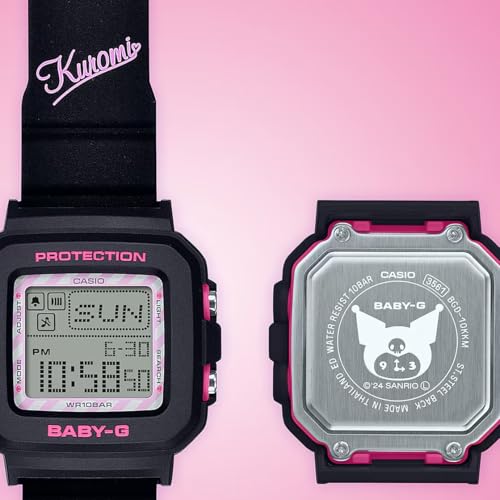 Casio Baby-G Plus Kuromi Collaboration Watch BGD10KKM-13