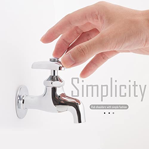 TIANLIN 4 Pezzi Copri tubo cromato, 26mm / 33mm