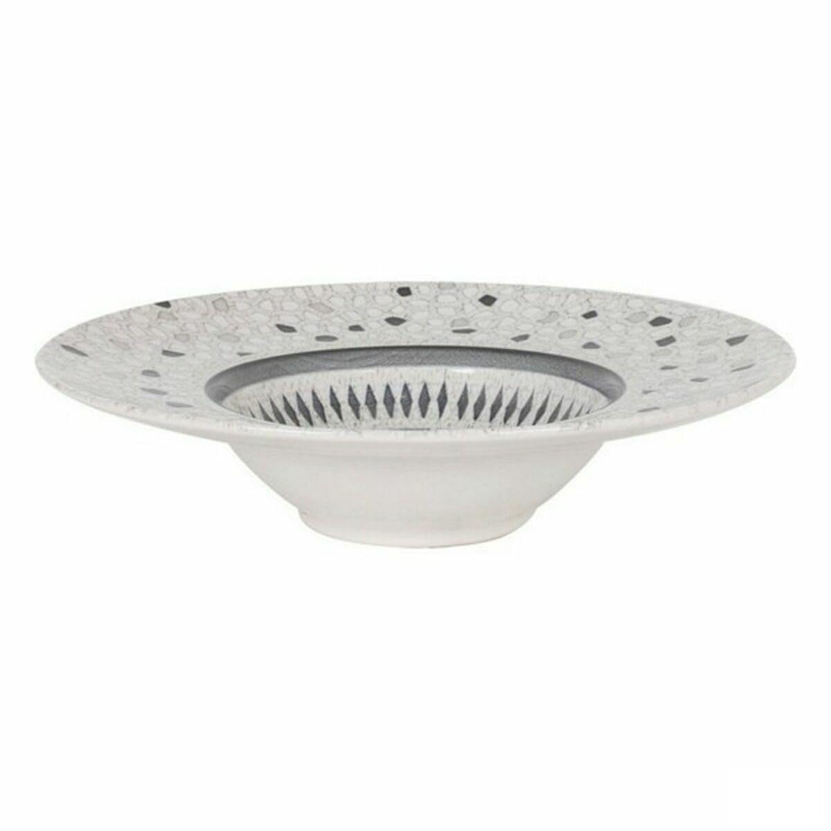La Mediterránea Risotto Barroc Lot de 6 assiettes à pâtes en porcelaine (Ø 28 x 6,8 cm)