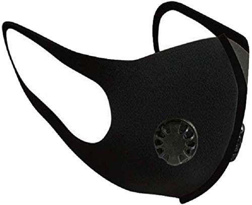 Youlala Mascarilla Antipolvo, respirador Respirable antipolución antipolución, mascarilla Anti-Smog Lavable y Reutilizable PM2.5 para Ciclismo, Carrera y Otras Actividades al Aire Libre