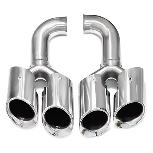 Embout d'échappement inox pour rajeunir l'arrière du Cayenne 958 noir