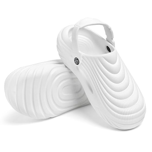 runstile Clogs Sandals with Ribbed Texture and Back Strap-picture-11