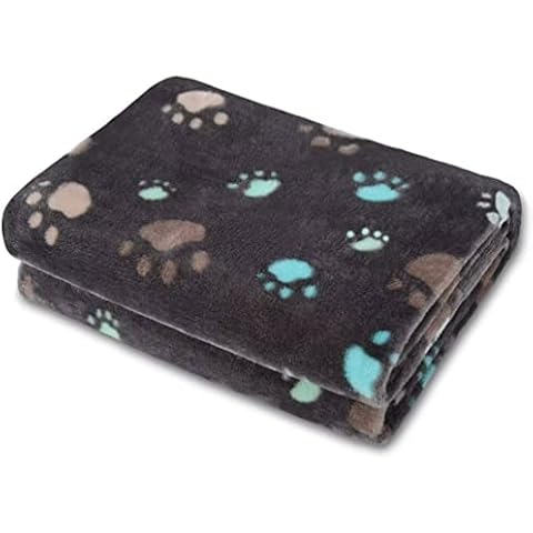 Mucalis 1 Pack Dog Blanket Soft Warm Flannel Cat Blanket Pet Throw for Dogs Cats,M Cover