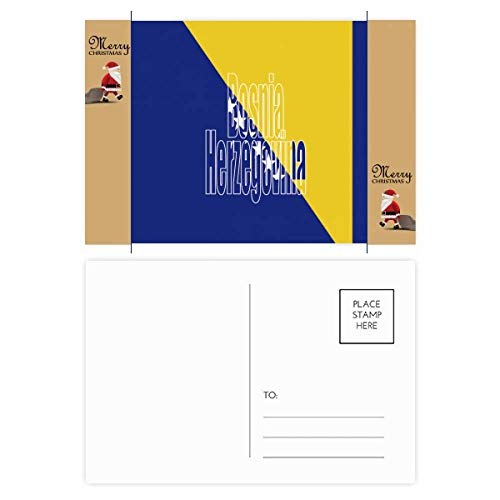 Cartes postales remerciement Bosnie-Herzégovine en lot de 20 pour écrire à vos invités