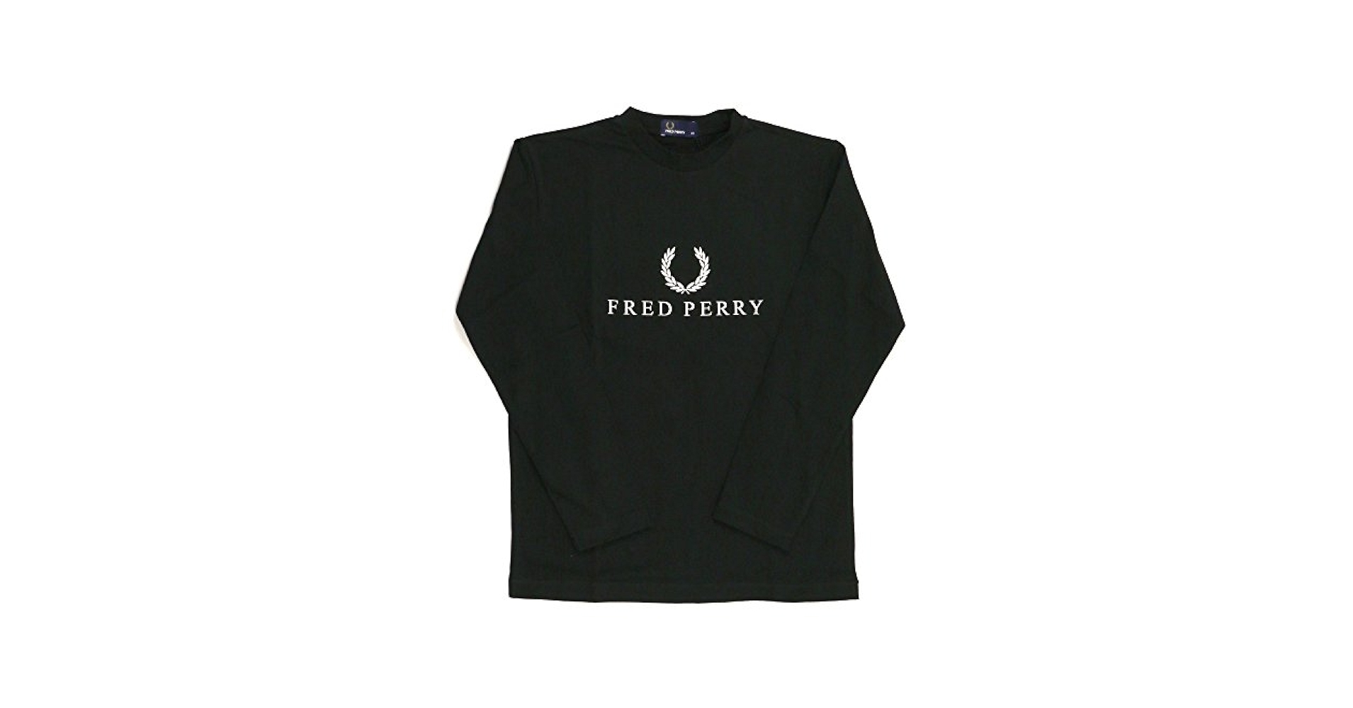 フレッドペリー　ロンt 長袖　M 黒 FRED PERRY フレッドペリー ロンT Tシャツ 長袖 メンズ M8700