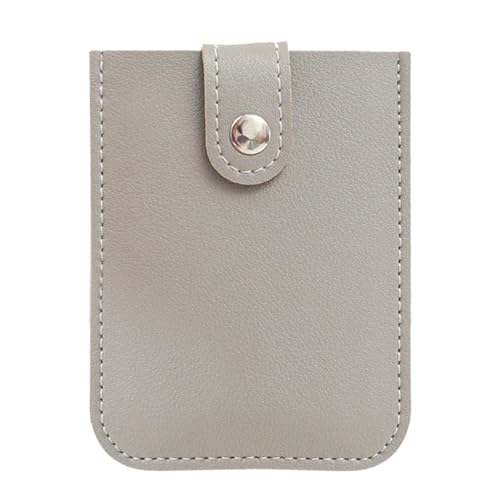 引き出し式カードホルダー,引き出し式積み重ね可能なクレジットカードホルダー - 階層化されたストロークポンプに隠された隠された引張カードバッグ、マルチカードスロットPUレザーバンドがプルダウンストレッチ名刺フォルダーを押しますPUレザー カードケース スナ