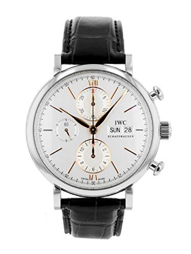 [アイダブリューシー]腕時計 IWC IW391022 ポートフィノ クロノグラフ SS/ブラックレザー シルバー[中古品] [並行輸入品]