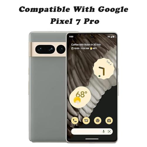 Verre arrière de rechange pour Google Pixel 7 Pro 5G Hazel avec kit