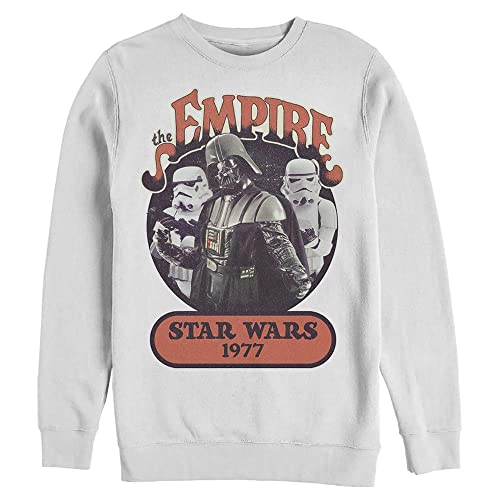 STAR WARS unisex-adult Star Wars Men's Chicken Cooker Pullover Crew Fleece