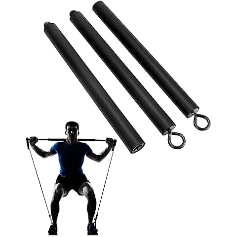 QWORK® Resistance Band Bar for Home Fitness Cover