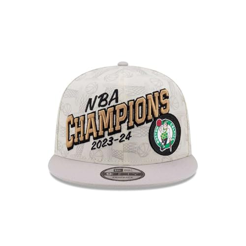 New Era Boston Celtics 2024 NBA Champions 9FIFTY Locker Room Snapback Hat