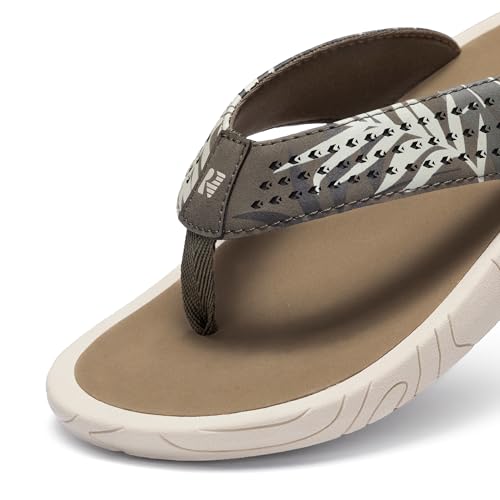 RockDove Men's Tide Beach Arch Support Flip Flop, 13, Hunter Green by RockDove - Used condition - Image 6