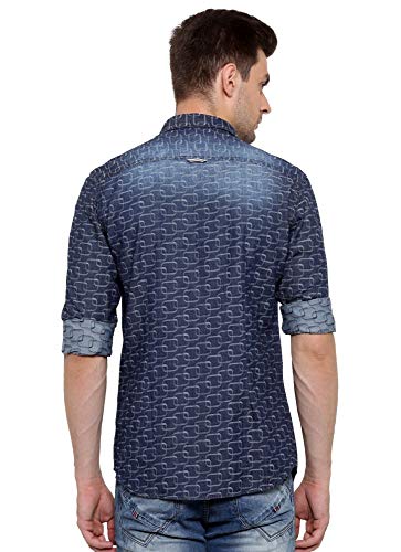 Image of SHOWOFF Men's Regular (Shirt Collar Navy Blue XL)