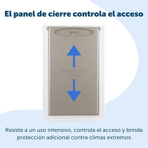 Puerta de aluminio PetSafe para mascotas con aislamiento premium 5