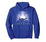 Motorcycle Apparel - Motorcycle Pullover Hoodie, Adult Unisex, Royal Blue, XX-Large