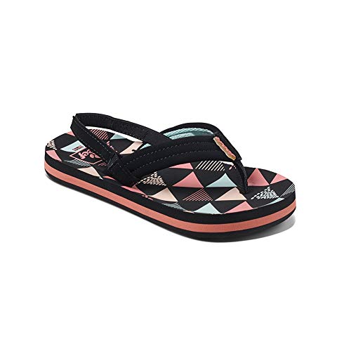 Image of REEF Girls Toddler /Little Kid Ahi Beach Flip Flop, Soft Cushion Footbed, Water Friendly