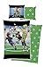 Produktbild TexIdea Wende Bettwäsche-Set Die DREI Fragezeichen Kids 135 x 200 cm 80 x 80 cm, Fußball-Freunde 100% Baumwolle, Linon, deutsche Größe Reißverschluss