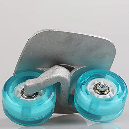 Jincao Drift Plate Board Skate Split Portable Roller Road Aluminum Anti-Slip Plate With Blue Flash Light Pu Wheels And Abec-7 608 Bearings #TOP7