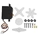 Dilwe RC Climbing Metal Gear Servo Ersatzteile Passend für Wltoys 12428 12423 ferngesteuerte Autos