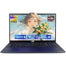كمبيوتر محمول للألعاب NIMO 15.6 بوصة IPS FHD، 6 أنوية AMD Ryzen 5 6600H 16GB DDR5 RAM 1TB SSD Beat i7-1165G7، حتى 4.5 جيجاهرتز AMD Radeon 660M GPU-كمبيوتر مزود بلوحة مفاتيح بإضاءة خلفية Type-C بقوة 100 وات وبصمة إصبع