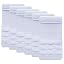 6 Pcs White, 3 Hook 3/4 Inch