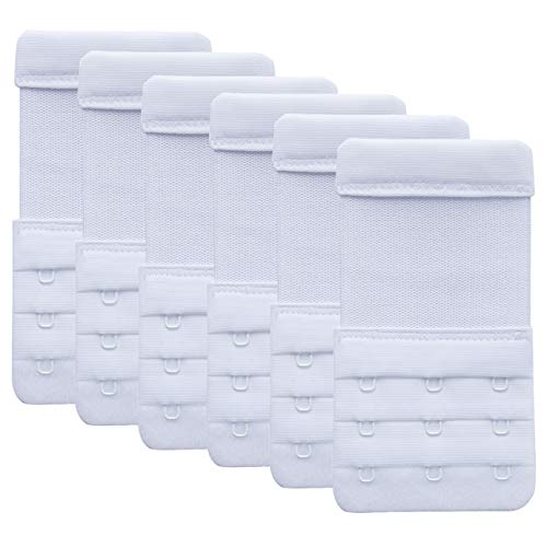 Image of Women Bra Extender 2 Hook Soft Elastic Bra Extension Extenders Pack of 3
