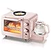 Produktbild Gpzj Mini Bread Toaster Backen, elektrische 3 in 1 Haushaltsfrühstücksmaschine, Ofen Omelett Bratpfanne heißen Topf Boiler Food Steamer