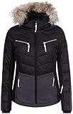 Icepeak Valda Kunstpelzkragen Skijacke Damen schwarz Größe 42