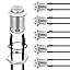 6PCS 12mm Momentary Switch Steel