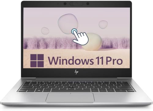 HP EliteBook 830 G6 Ordinateur portable professionnel Écran tactile 13,3" FHD, Intel Core i5-8265U, 16 Go de RAM, SSD de 512 Go, clavier QWERTY japonais, Windows 11 Pro (reconditionné)