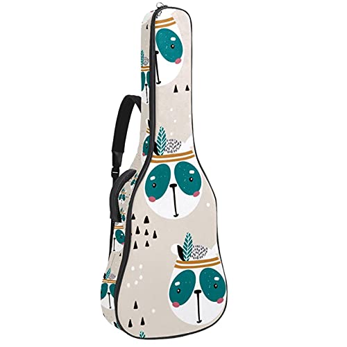 Sac à dos pour guitare cadeau original motif panda rigolo pour enfant
