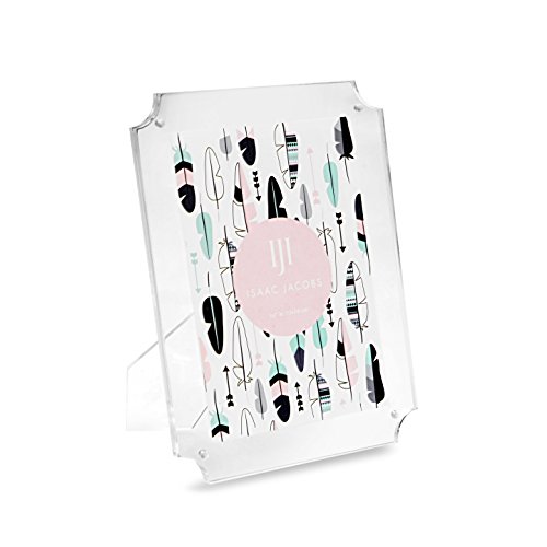 Isaac Jacobs Magnetic Cut-Out Edge Acrylic Frame (5x7)