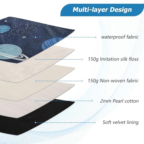 Funda para portátil 13-14 pulgadas impermeable temática espacial miniatura 4