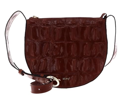 Abro Leather Primitivo Lulu Crossbody Bag Small Rust