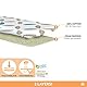 TISCHBÜGELBRETTBEZUG - Geeignet für Standard TISCHBÜGELPLATTEN und andere KLEINE BÜGELPLATTEN bis zu 80x42 cm - 100% BCI Cotton - HÖCHSTE EUROPÄISCHE QUALITÄT - LaundrySpecialist