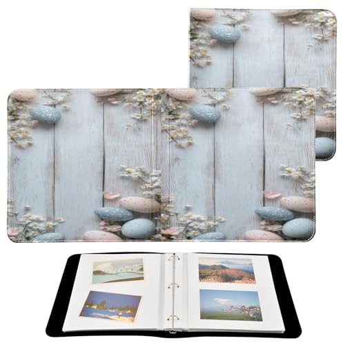 Álbum de Fotos Scrapbook DIY Adhesivo Auto con Cubierta de Cuero PU, 40 Páginas 8x10 para Memorias miniatura 2