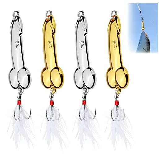 Fennoral 4pcs Spinning Topwater Señuelo de Pesca 20g Metal Topwater Señuelos 3D Fake Bait Pesca Accesorios de Pesca Kit de Pesca para la Pesca de Agua Dulce y Salada Regalo para los Hombres
