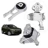 Motor Mount Engine Mmount Compatible with 2014 2015 2016 2017 2018 2019 Jeep Cherokee 2.4L Replace# A5844 A5752 A5825 3378 3380 3308 68192831AF 68418876AB 68157441AD