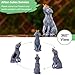 Goodeco Dog Statue with Solar Butterfly - Ideal Gifts for Dad, Mom or Birthdays, Beautifully Crafted Outdoor Decorations to Wow Your Guests
