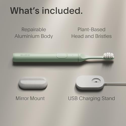 SURI Electric Toothbrush - Award-Winning Sustainable Electric Toothbrushes Adults, Slim Sonic Toothbrush & Accessories, 40+ Day Battery, Travel Toothbrush. Certified B Corp - Image 5