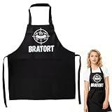 sofun Tablier de Barbecue Amusant pour Homme – Tablier de Cuisine Homme Étanche avec Poches, Taille Universelle pour BBQ & Cuisine, Cadeau pour Papa/Ami pour la Fête des Pères/Anniversaire