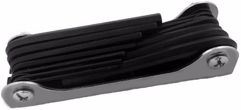 Miniatura 3 de Wideskall® Juego de llaves hexagonales plegables métricas y SAE Allen de 14 piezas