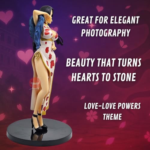 Image of Boa Hancock Action Figure 24CM One Piece Action Figures Collectible Statue | Boa Anime Action Figure with Base | Anime Girl Figures | PVC Collectible Statue Figurine for Fans & Collectors