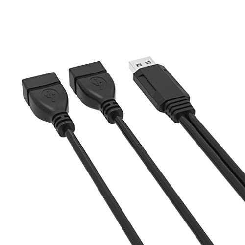 Image of Worldcare USB 2.0 A Male to 2 Dual USB Female Jack Y Splitter Hub Power Cable | Computer Cables & Connectors | USB Cables, Hubs & Adapters