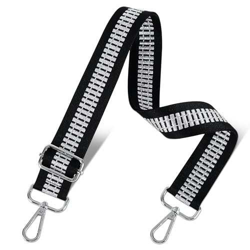 Image of chushui Silver Hardware Purse Strap,Replacement Crossbody Adjustable Shoulder Strap for Handbag Bag