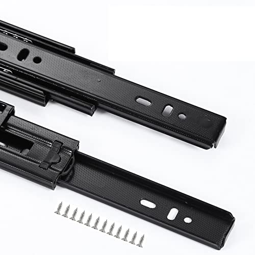Guías para cajones reforzadas de 45 mm con soporte resistente de 40 kg
