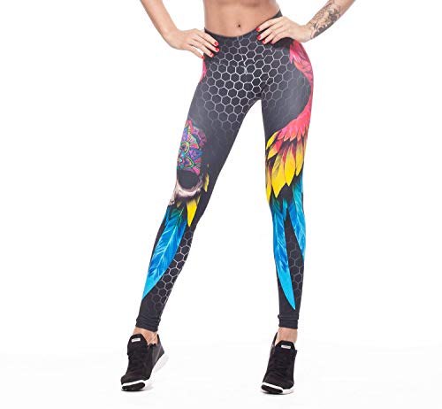 Excess Leggins Mujer Fitness Yoga Mallas Deportivo Pilates Running Gimnasio Maillot de Ciclismo Mochila Portatil de Regalos 3D Italiano push up de Fiesta Mujer Sexy Multicolor Alas L