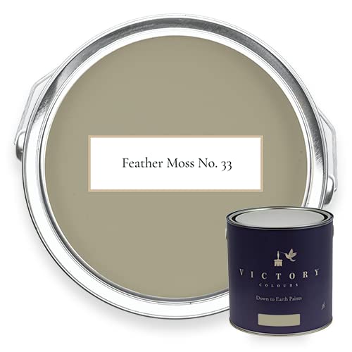 Victory Colours Feather Moss | Green Paint - 5 Litres - Matt Emulsion