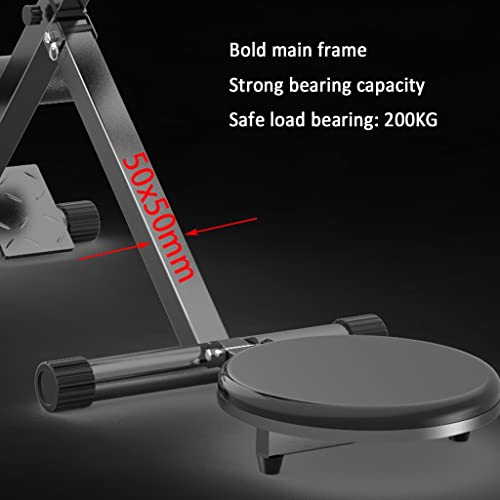 Romeinse Stoel Opvouwbare Buiksporter Verstelbare Romeinse Ontlasting Met Twistschijf Push-up Trainer Veilige Belastinglager: 20 0 Kg Rugverlengmachine (Color : Black, S : 117 * 55.5 * 68.8 * 86cm) - Image 6