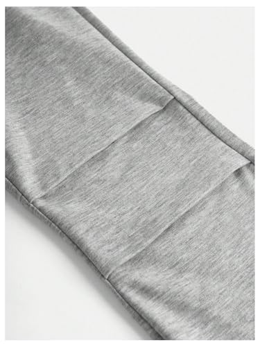 OYOANGLE Girl's Flared Sweatpants Drawstring Waist Ruched Bell Bottom Trousers Workout Pants2